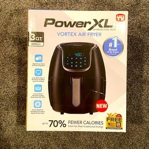 PowerXL 3-qt Vortex Air Fryer NWT